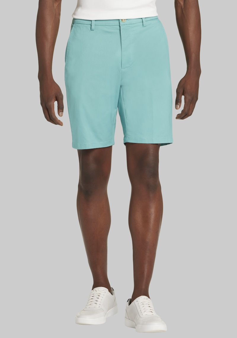 JoS. A. Bank Big & Tall Men's Comfort Stretch Tailored Fit Shorts , Teal, 44 Regular