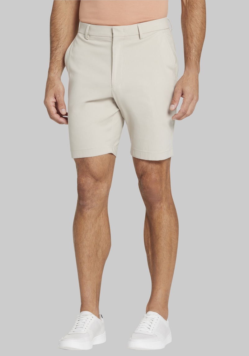 JoS. A. Bank Big & Tall Men's Traveler Motion Tailored Fit Shorts , Light Taupe, 44 Regular