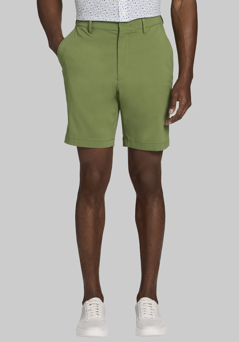 JoS. A. Bank Big & Tall Men's Traveler Motion Tailored Fit Shorts , Green, 44 Regular