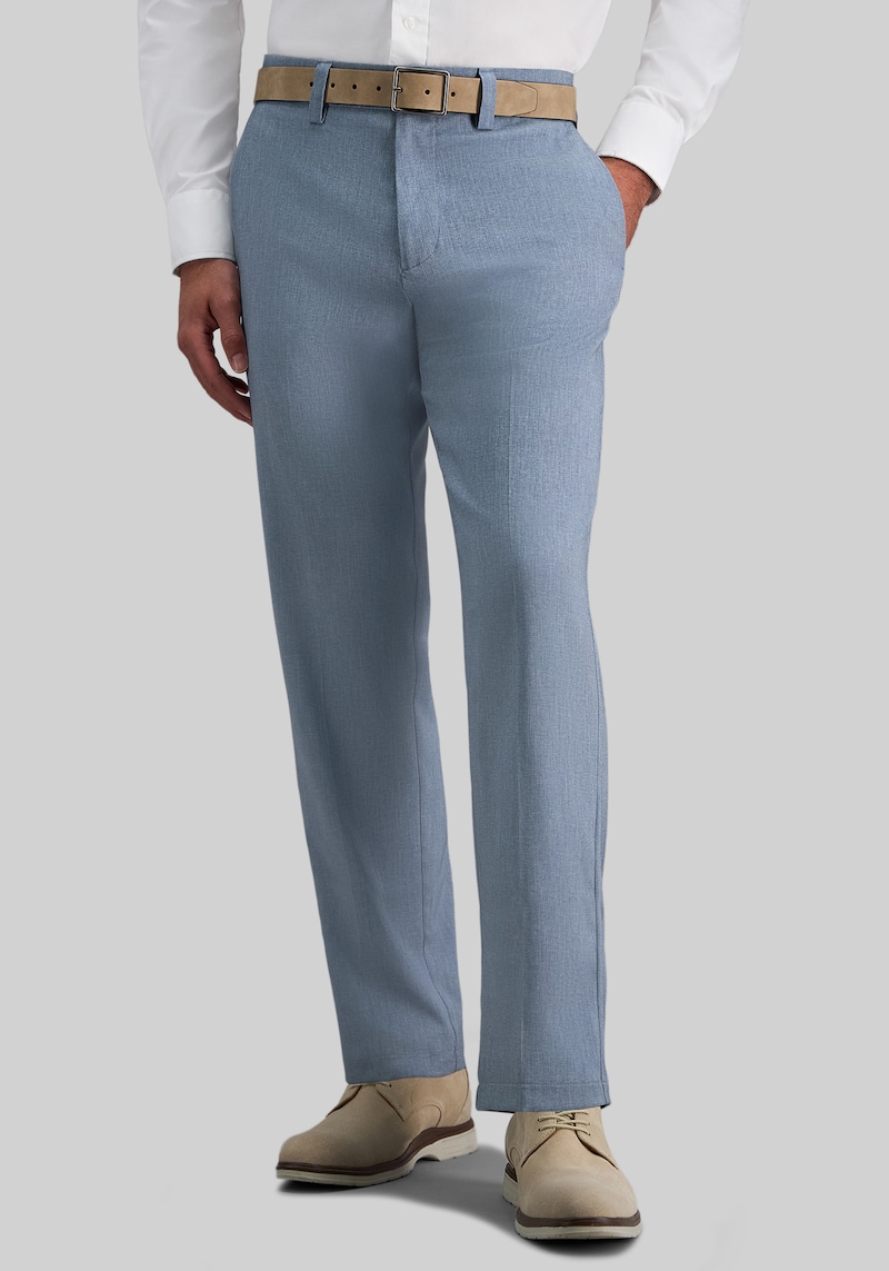 Men's Haggar CoolRight Straight Leg Performance Pants at Jos. A. Bank, Light Blue, Size 34x32