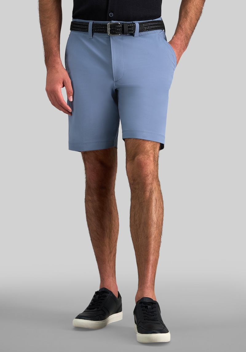 Men's Haggar Regular Fit Sport Performance Stretch Shorts 9'' at Jos. A. Bank, Blue, Size 38 Regular
