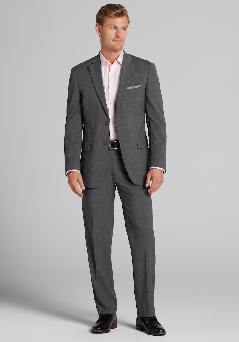 Men's 1905 Collection Tailored Fit Suit Jacket at Jos. A. Bank, Charcoal/Grey, Size 42 Regular - Suit Separates