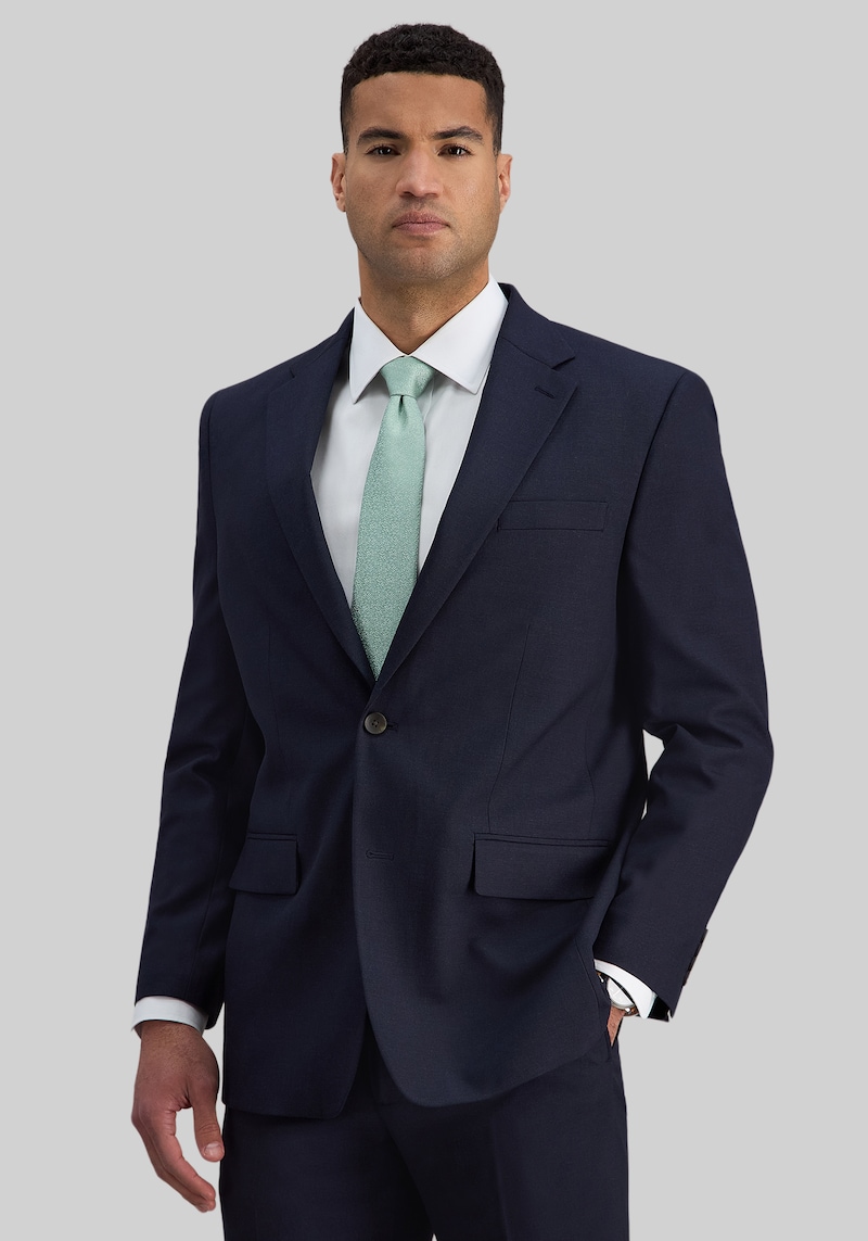 Men's J. M. Haggar Premium Stretch Classic Fit Suit Jacket at Jos. A. Bank, Blue/Dark Navy, Size 46 Regular - Suit Separates