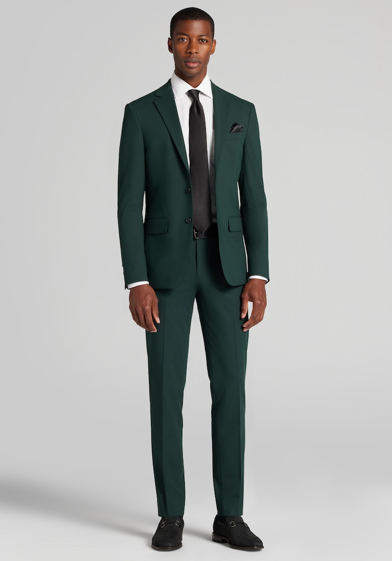 Men's Jos. A. Bank Comfort Stretch Slim Fit Suit Jacket at Jos. A. Bank, Green, Size 46 Regular - Suit Separates