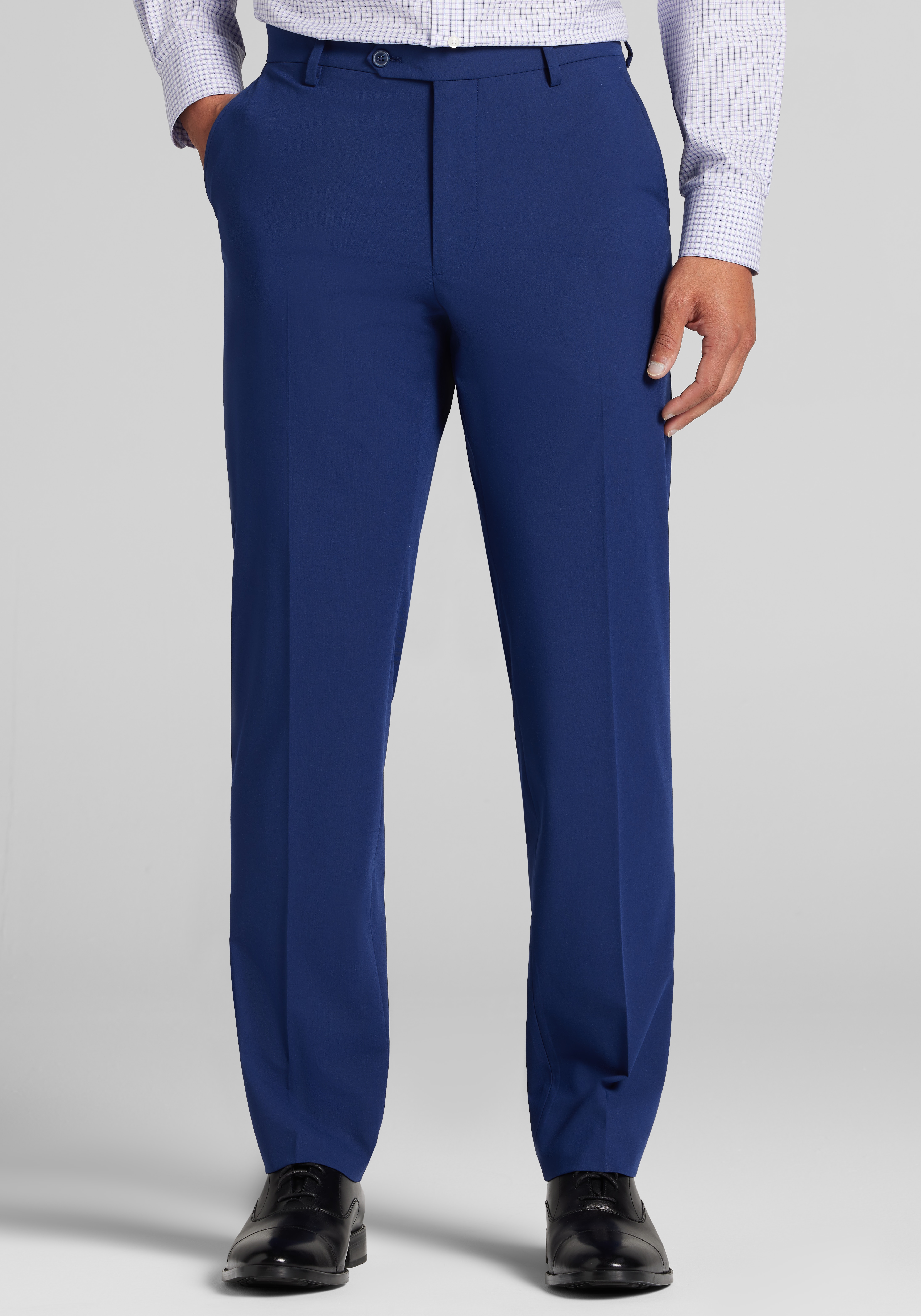 Men's Tailored Clean Silhouette Dress Pants