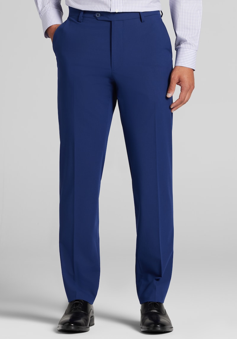 Men's Jos. A. Bank Tailored Fit Suit Pants at Jos. A. Bank, Bright Blue, Size 33x30