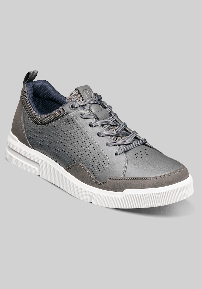 Nunn Bush Men's KORE City Rally Lace-To-Toe Sneakers at Jos. A. Bank, Grey, Size 11 Wide - Shoes
