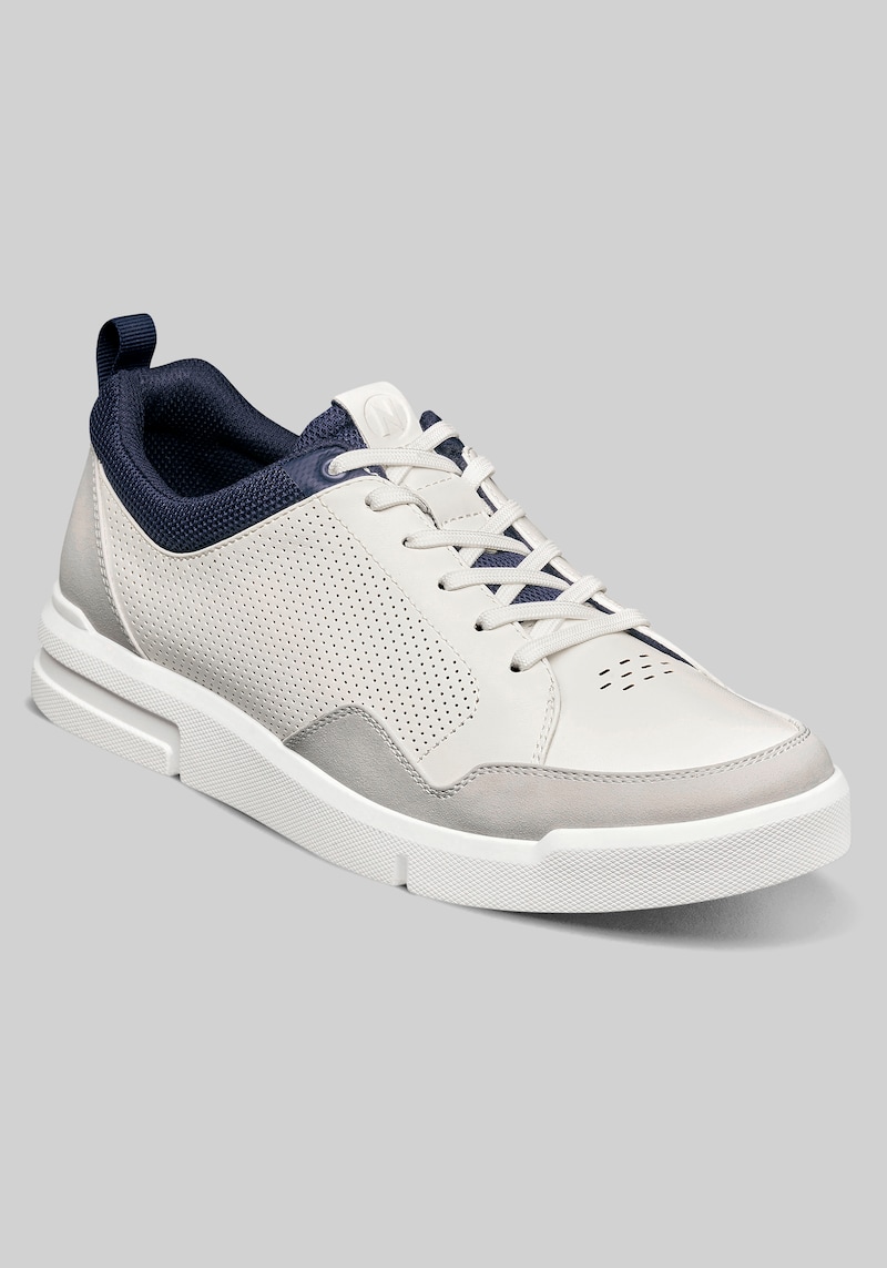 Nunn Bush Men's KORE City Rally Lace-To-Toe Sneakers at Jos. A. Bank, Cream/White, Size 11 Wide - Shoes