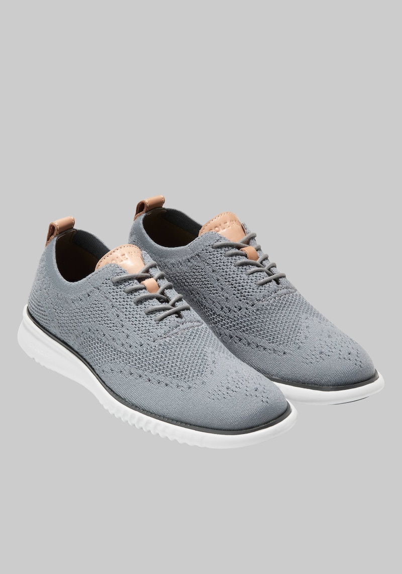 Cole Haan Men's 2.Zerogrand Stitchlite Oxford Sneakers, Grey, 7.5 D Width