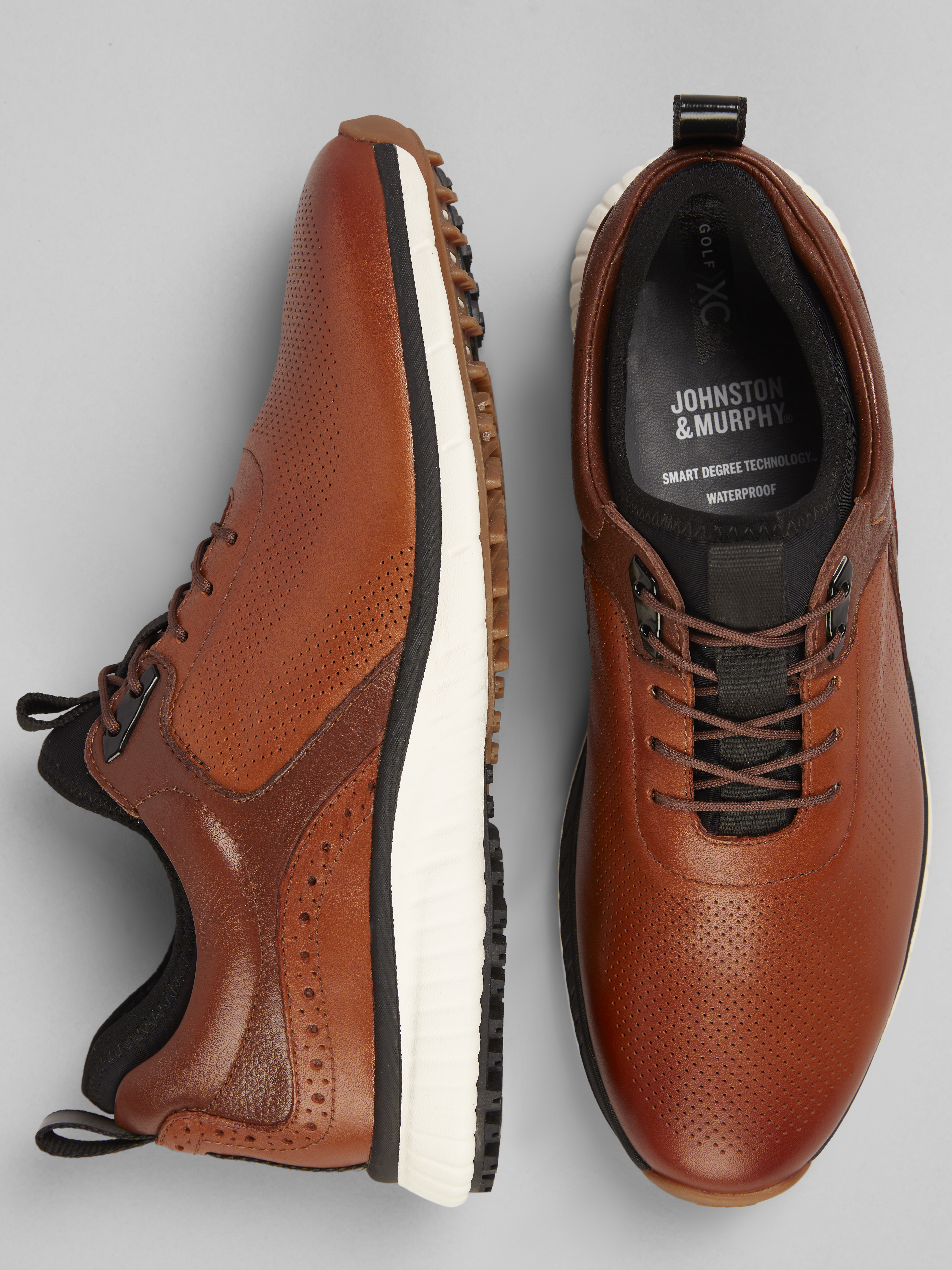 Men's Brown Leather Sneakers