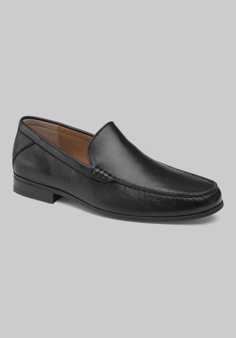 Johnston & Murphy Men's Hawkins Venetian Slip-On Loafers, Black, 8.5 D Width