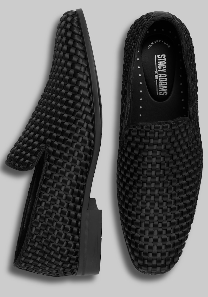 Stacy Adams Men's Swenson Woven Shoes at Jos. A. Bank, Black, Size 10 D Width