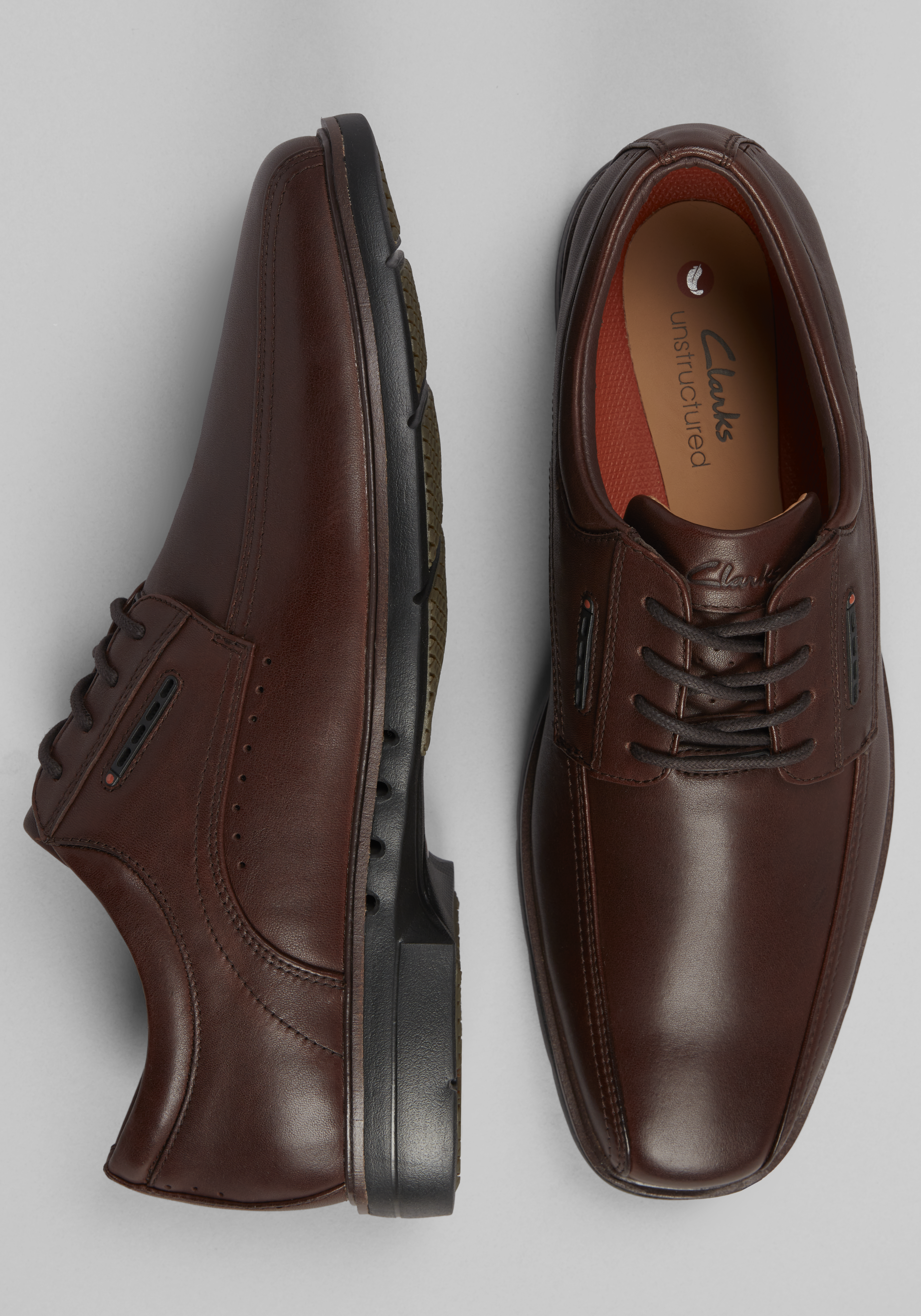 Men's Brown Leather Work Shoes