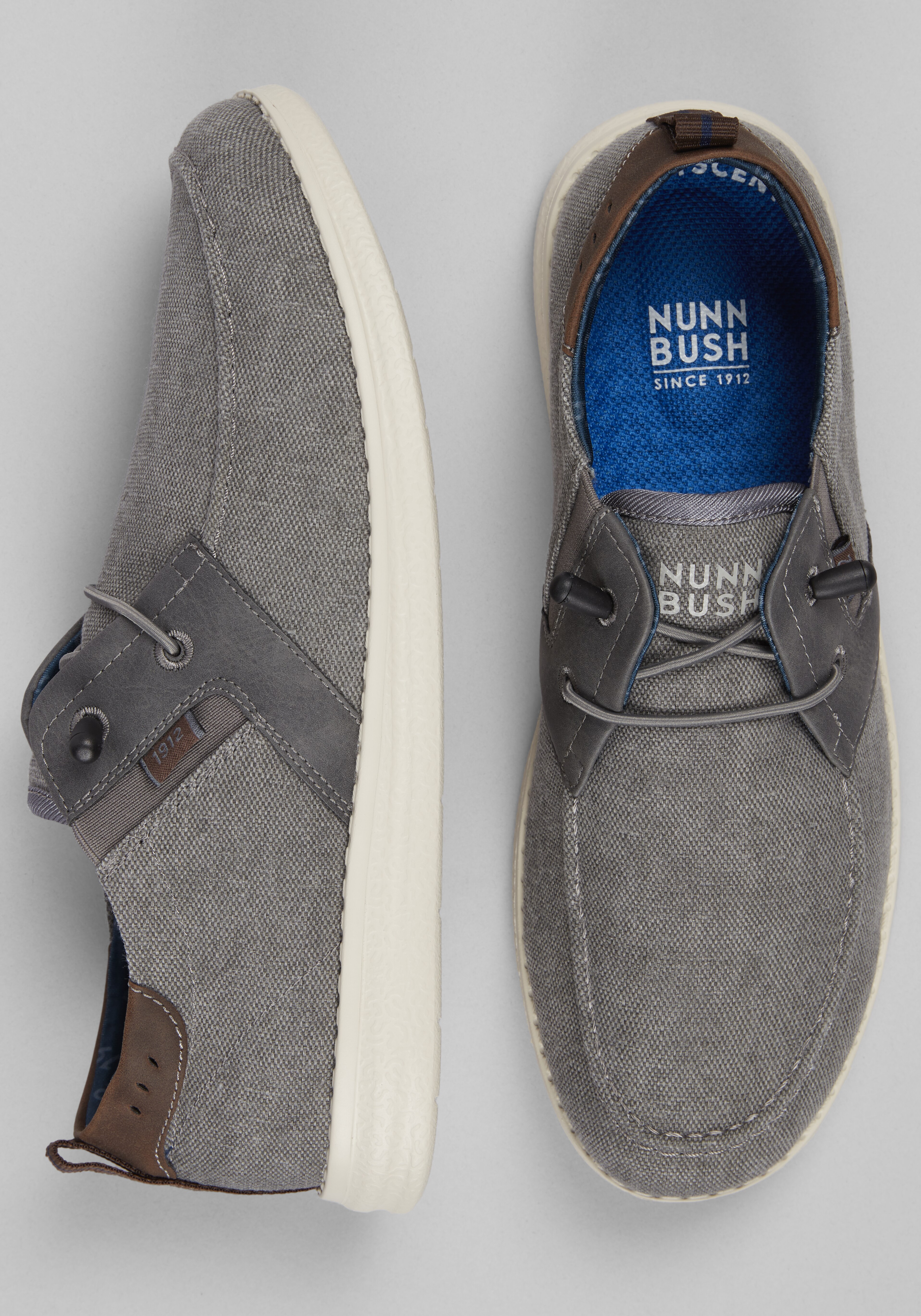 Men's Grey Slip On Loafers