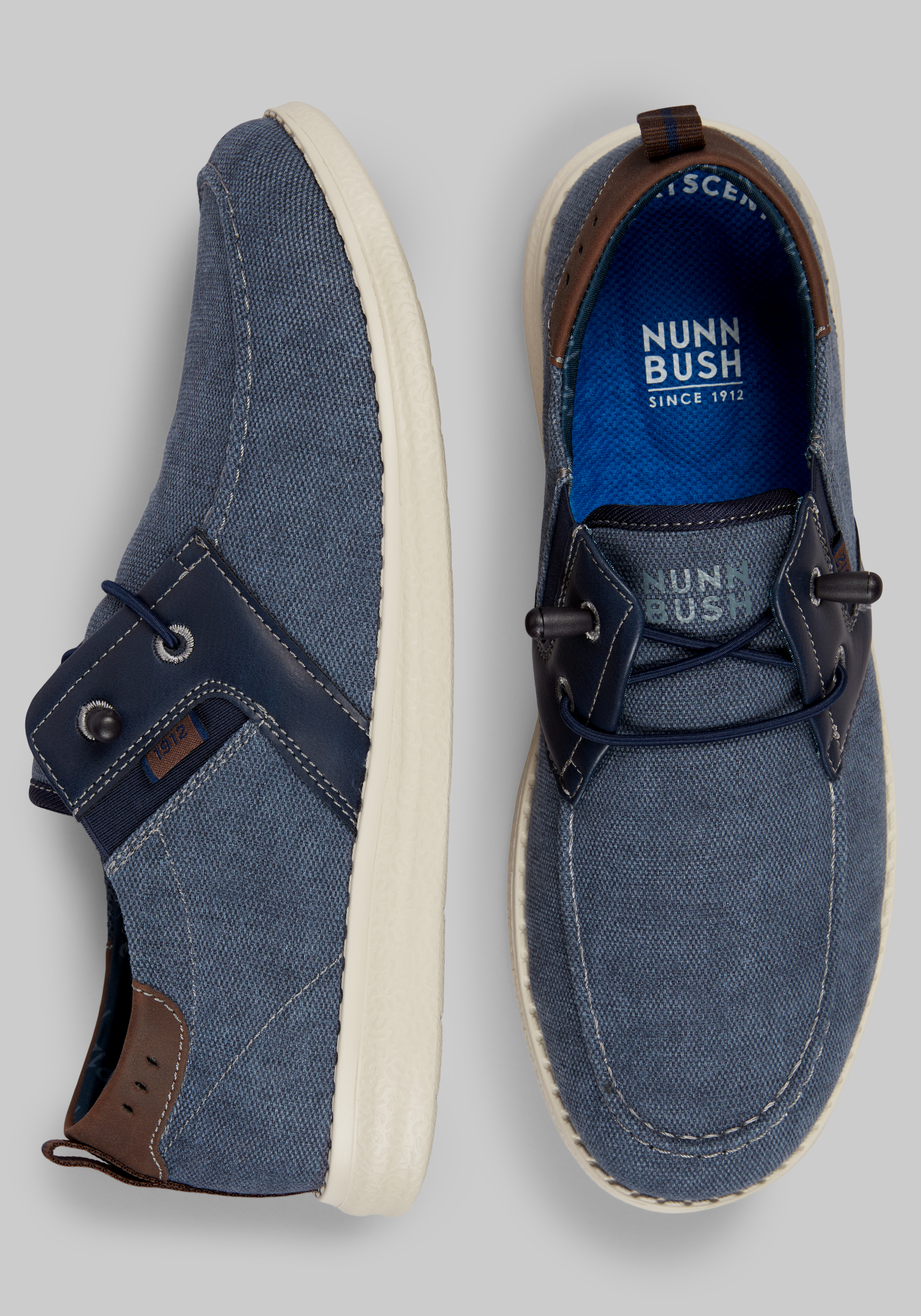 Men's Blue Slip On Loafers