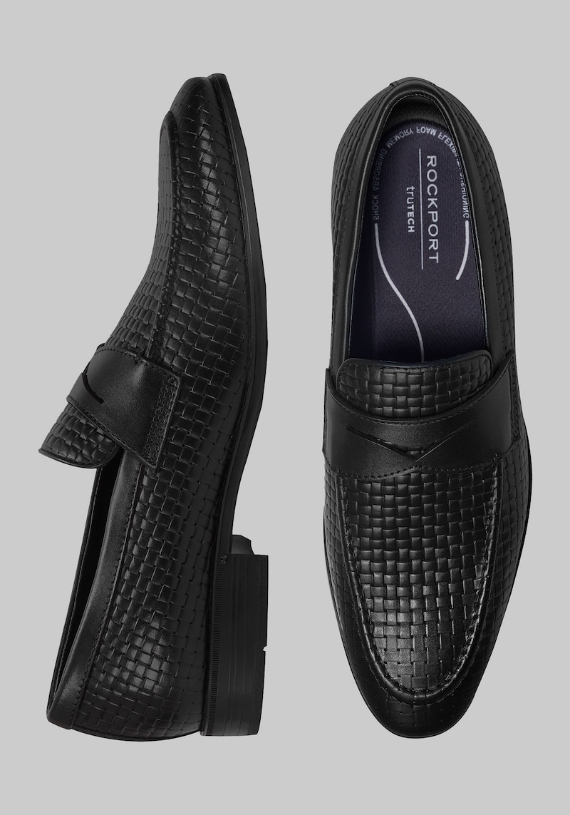 Rockport Men's Cory Penny Loafers at Jos. A. Bank, Black, Size 8 D Width - Shoes