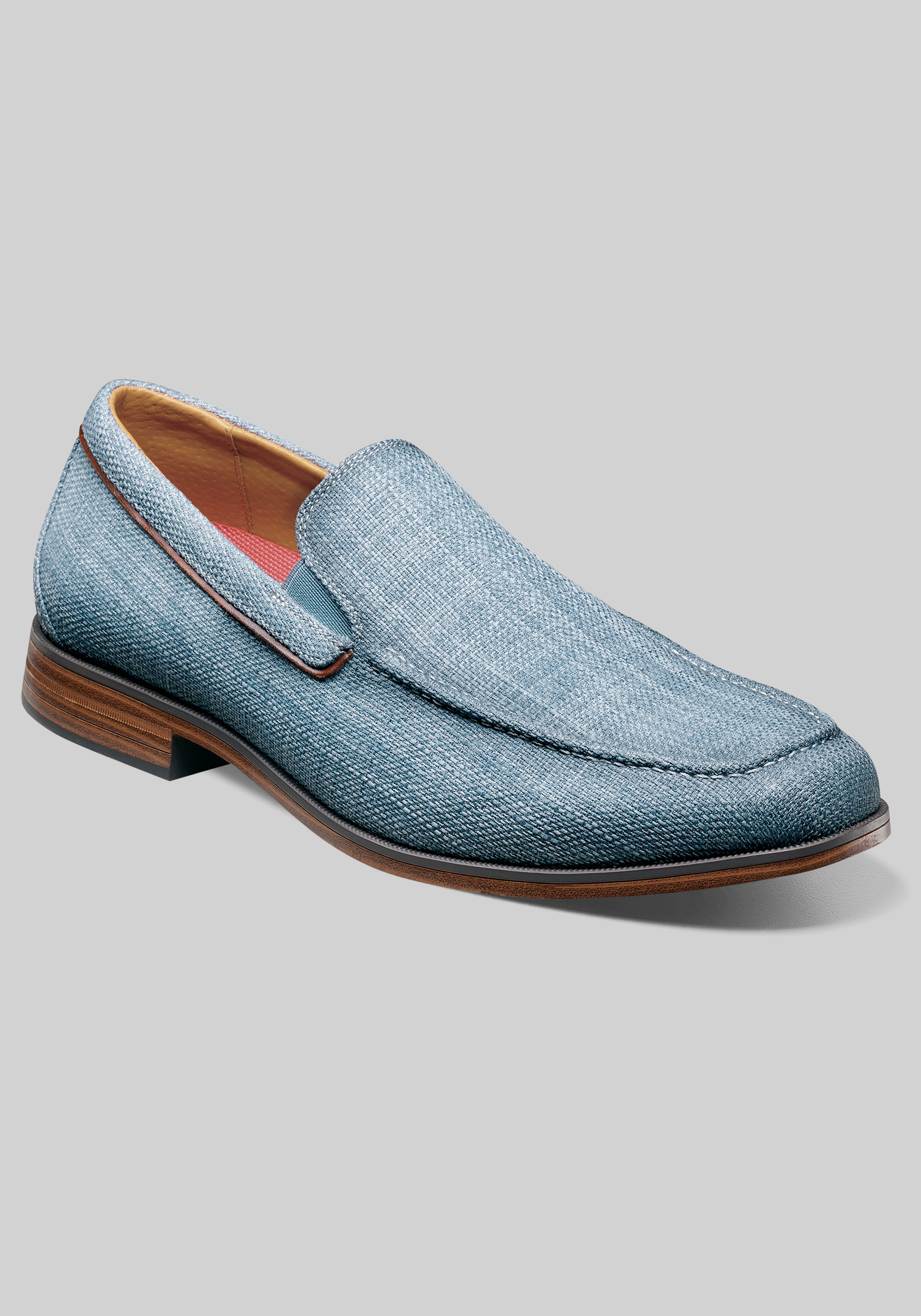 baby blue mens dress shoes Men Suede Casual Leather Derby Shoe Light Blue main image 0