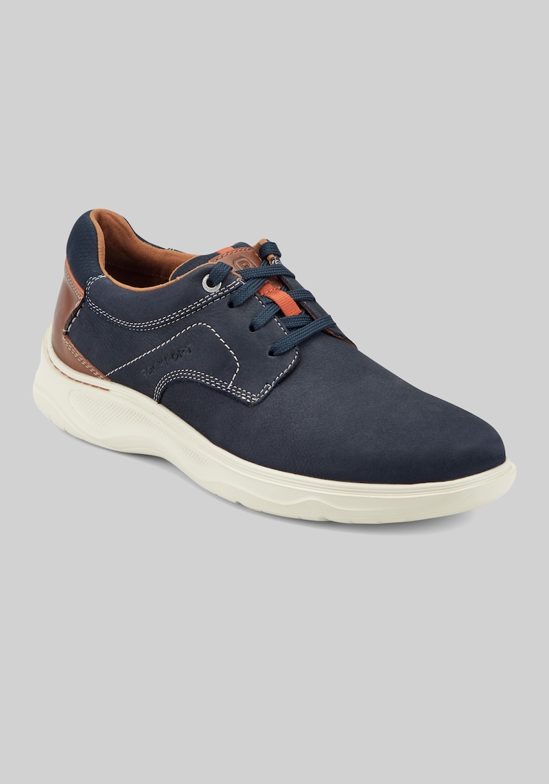 Rockport Men's Colden Oxfords at Jos. A. Bank, Blue/Dark Navy, Size 12 D Width - Shoes