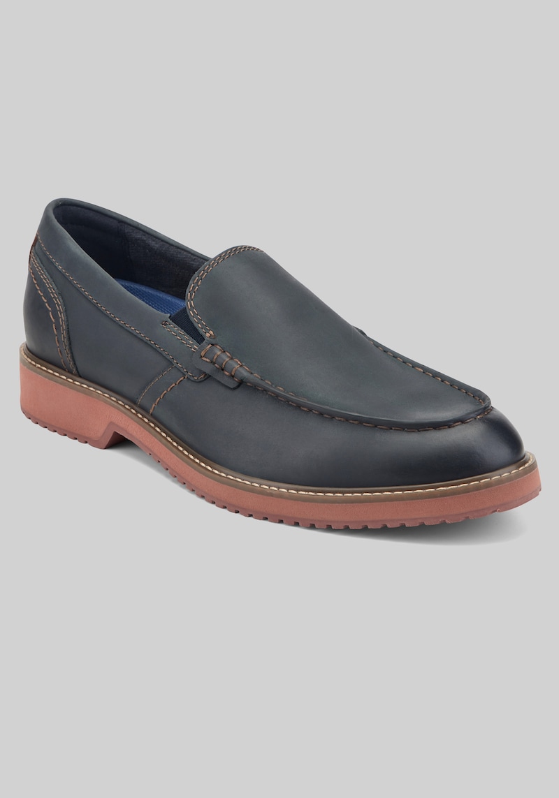 Rockport Men's Cristian Loafers at Jos. A. Bank, Blue/Dark Navy, Size 7 D Width - Shoes