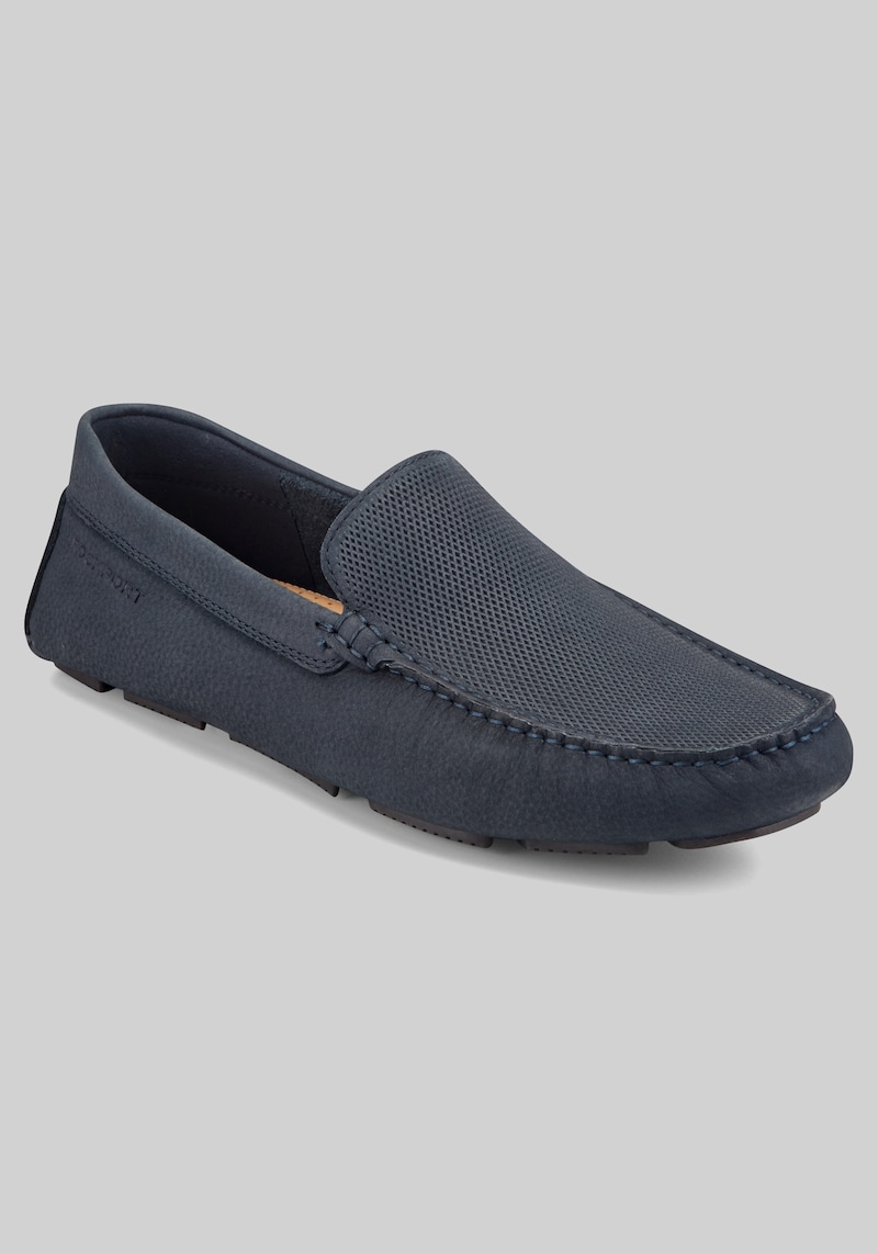 Rockport Men's Rodger Casual Loafers at Jos. A. Bank, Blue/Dark Navy, Size 12 D Width - Shoes