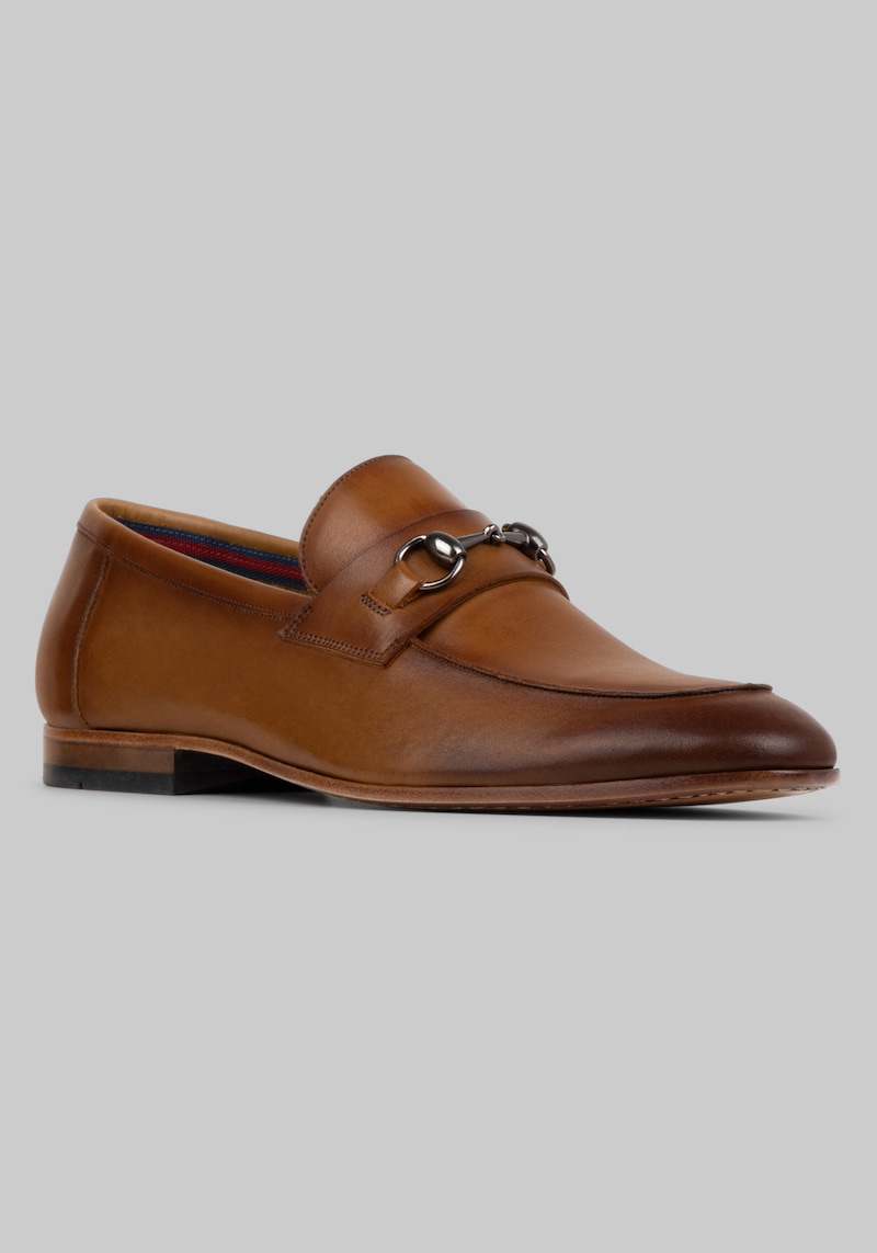 Donald Pliner Men's Ted Bit Loafers at Jos. A. Bank, Tan, Size 8.5 D Width - Shoes