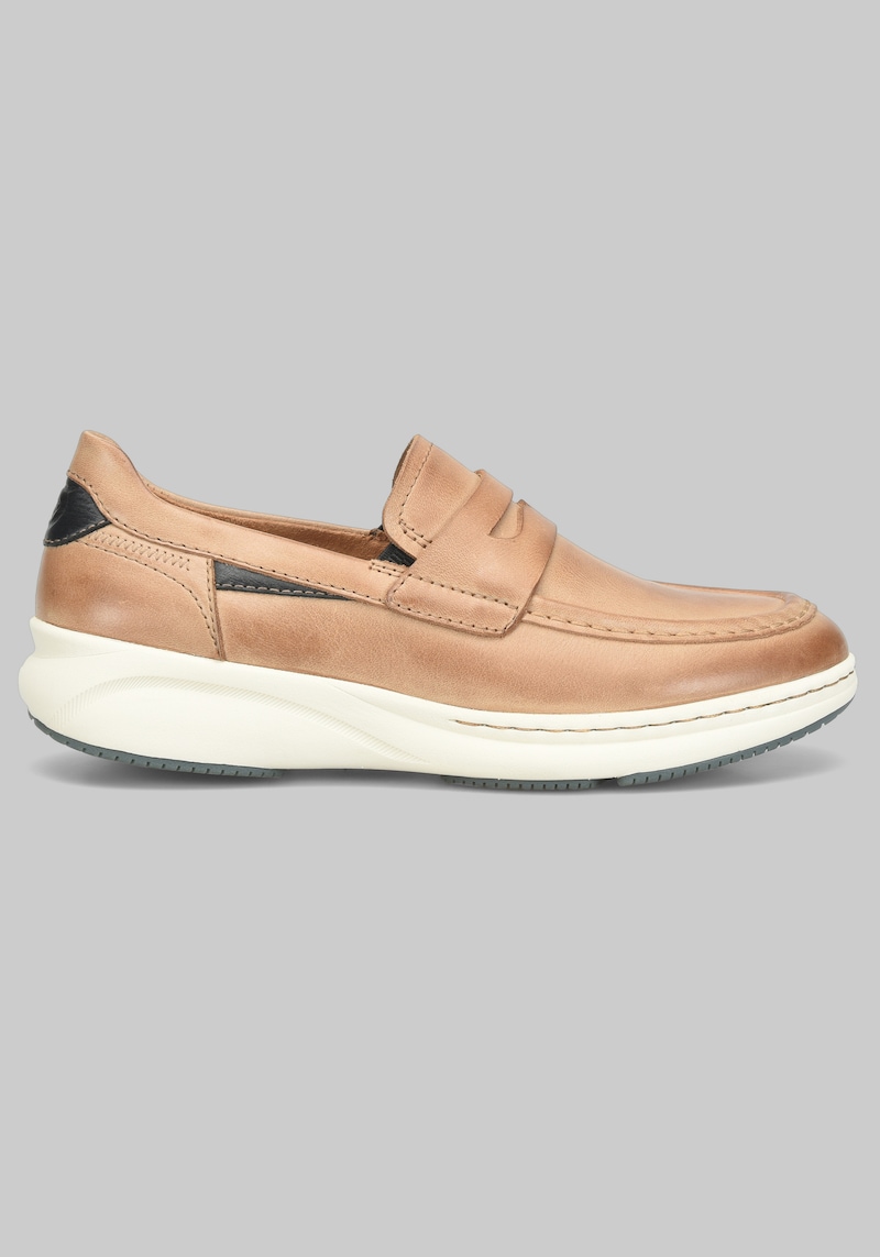 Men's Born Davis Loafers at Jos. A. Bank, Light Tan, Size 8.5 Medium - Shoes