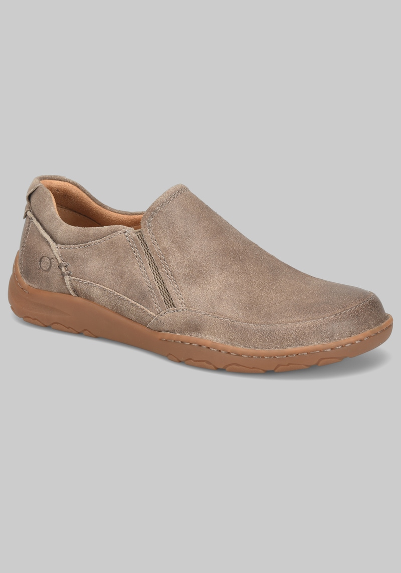 Men's Born Sandor Slip-On Shoes at Jos. A. Bank, Taupe, Size 10.5 Medium