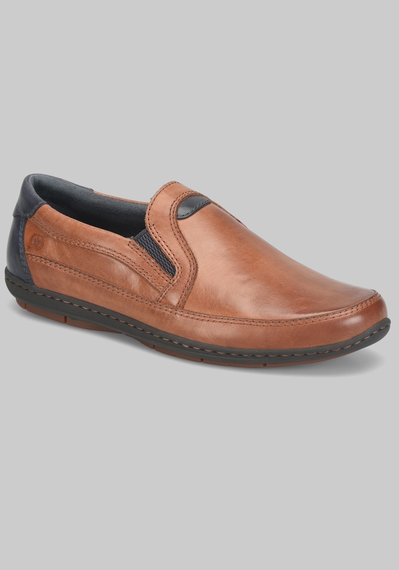 Men's Born Wilkins Loafers at Jos. A. Bank, Tan, Size 10.5 Medium - Shoes