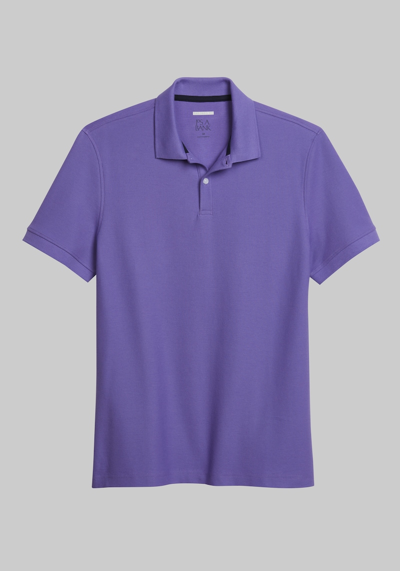 JoS. A. Bank Big & Tall Men's Tailored Fit Polo , Dahlia Purple, XX Large