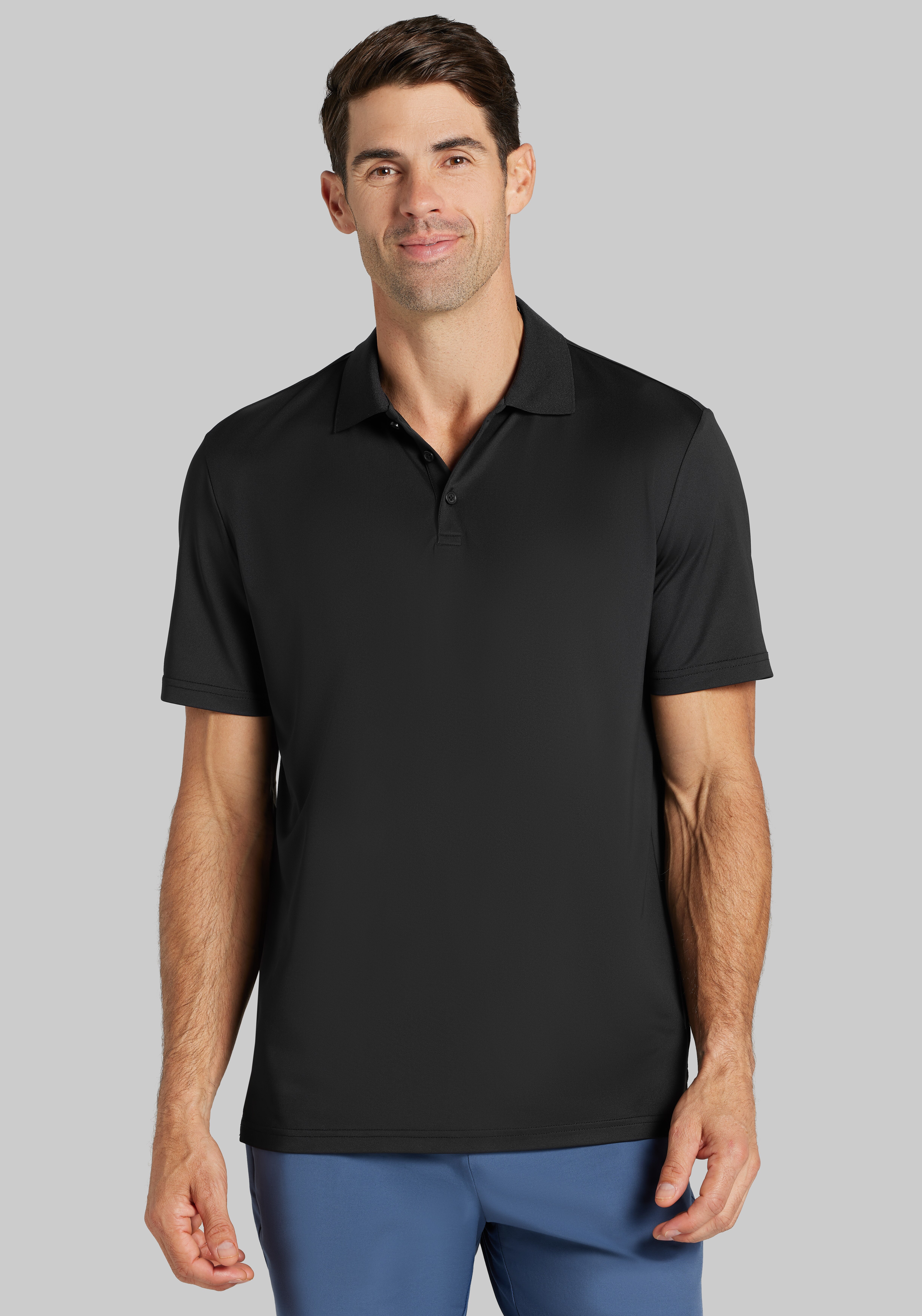 Classic Fit Black Polo Shirts