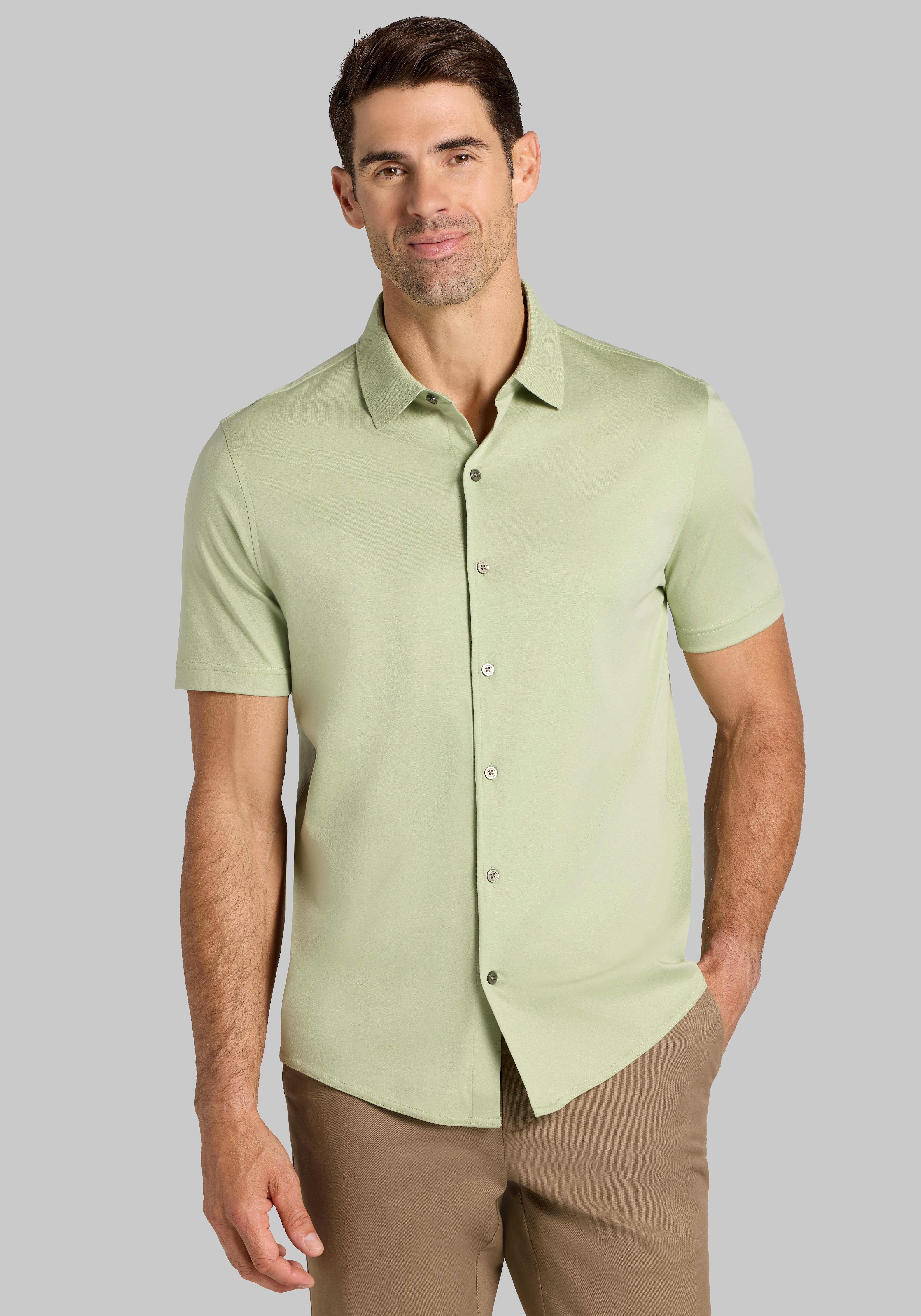 Mens Cotton Camp Shirts