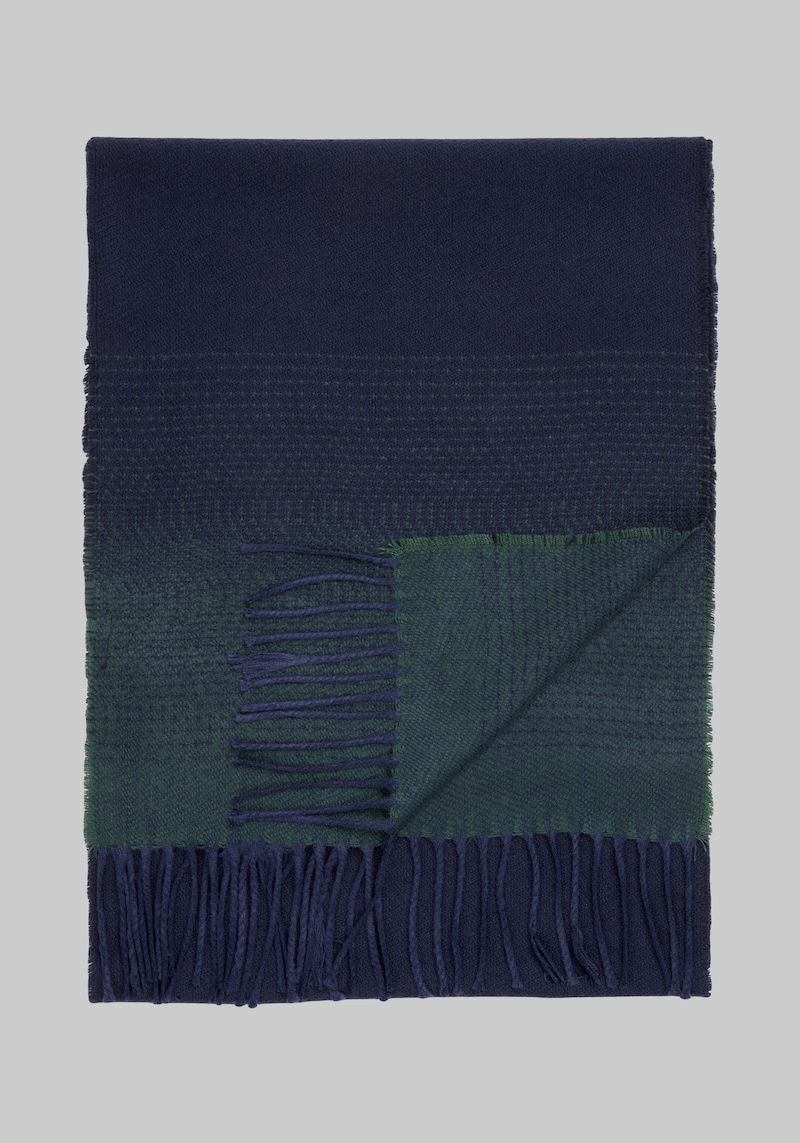 Men's Ombre Scarf, Green, One Size