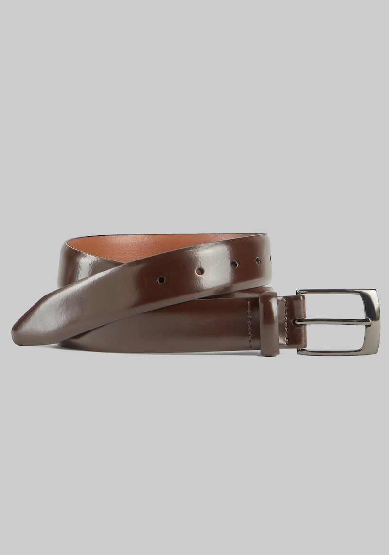 Men's Big & Tall Johnston & Murphy Upton Dress Belt at Jos. A. Bank, Brown/Mahogany, Size 44