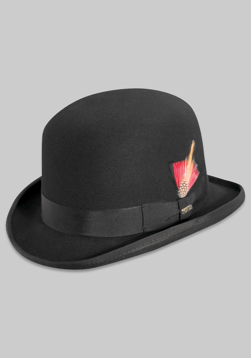 Men's Scala Structured Wool Felt Derby at Jos. A. Bank, Black, Size XX Large