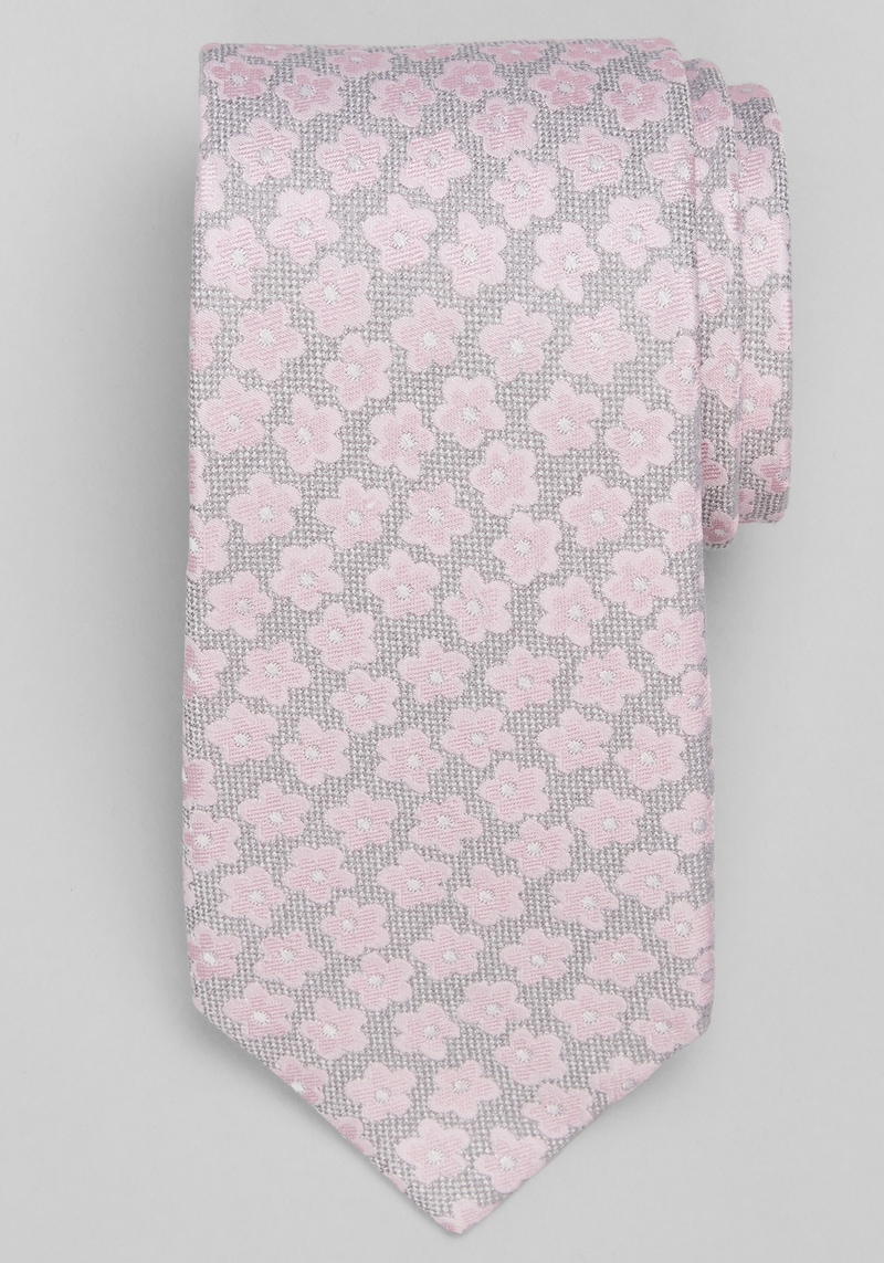 Men's Jos. A. Bank Floating Flowers Tie at Jos. A. Bank, Pink, Size One