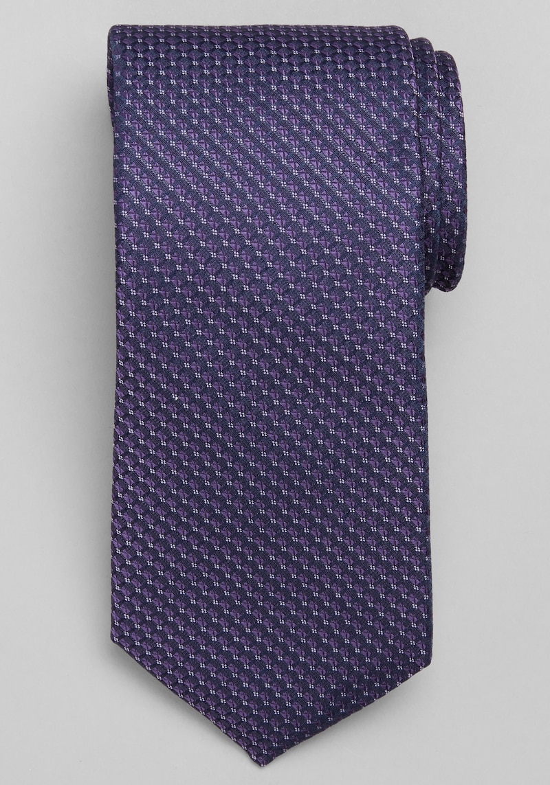 Men's Jos. A. Bank Envelope Neat Tie at Jos. A. Bank, Purple, Size One