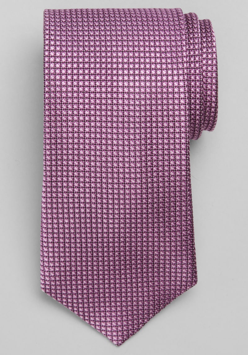 Men's Reserve Collection Neat-On-Neat Tie at Jos. A. Bank, Pink, Size One