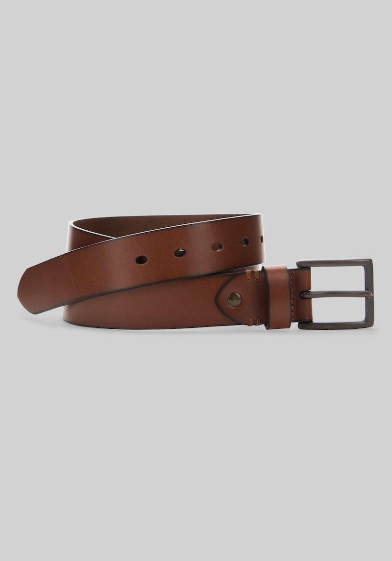 Men's Big & Tall Johnston & Murphy Rivet Belt at Jos. A. Bank, Brown/Cognac, Size 44