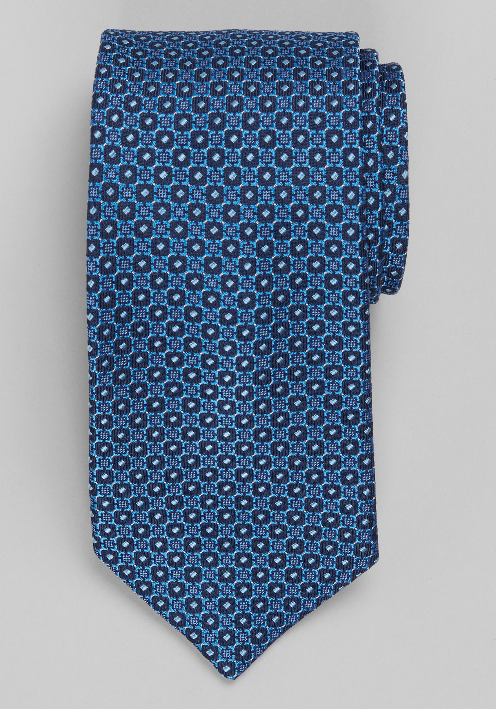 Father's Day Navy Silk Ties Sale