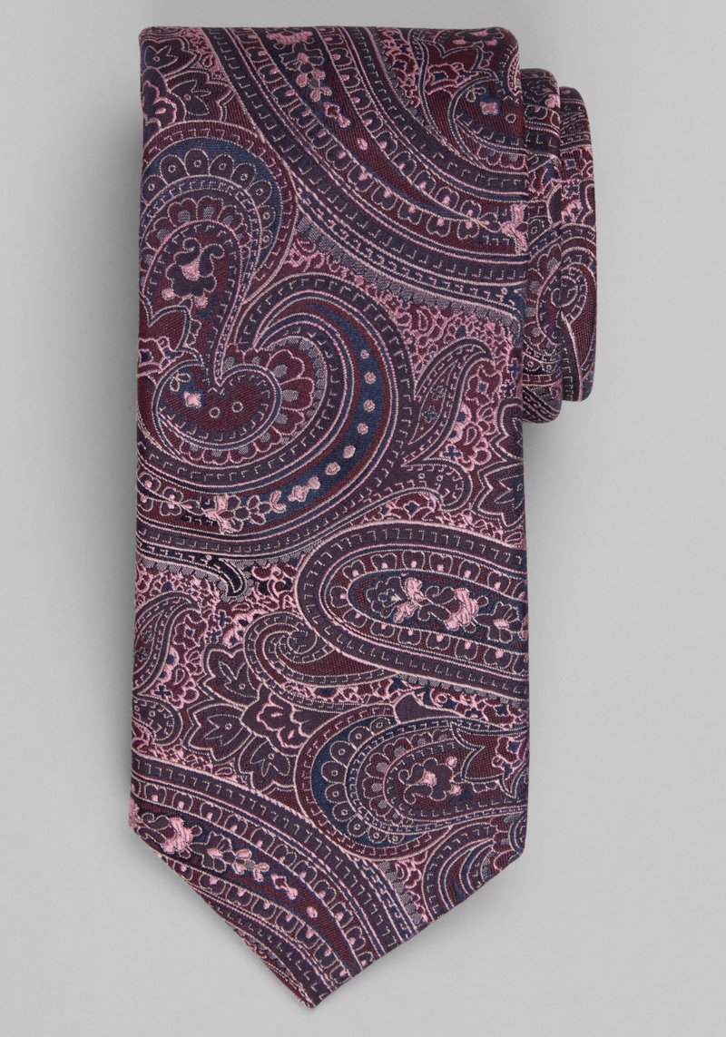 Men's Jos. A. Bank Intricate Paisley Tie at Jos. A. Bank, Pink, 