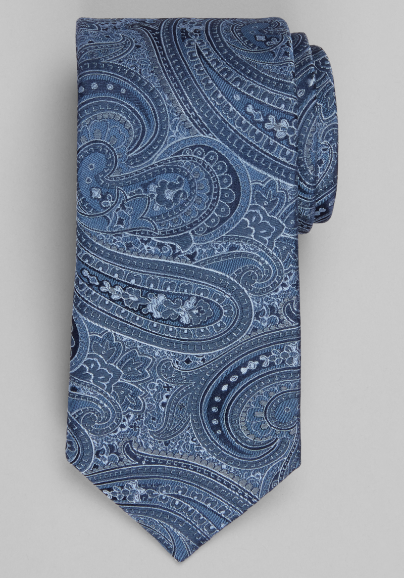Men's Jos. A. Bank Intricate Paisley Tie at Jos. A. Bank, Blue, 