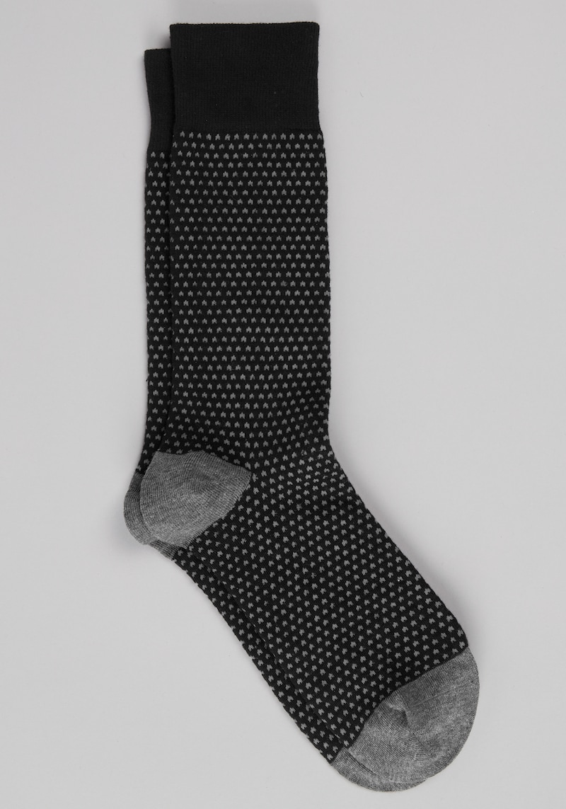 Men's Jos. A. Bank Textured Socks at Jos. A. Bank, Black, 