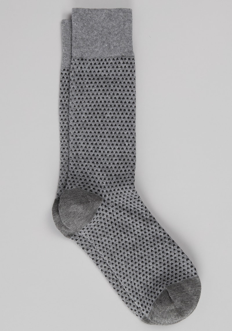Men's Jos. A. Bank Textured Socks at Jos. A. Bank, Grey, 