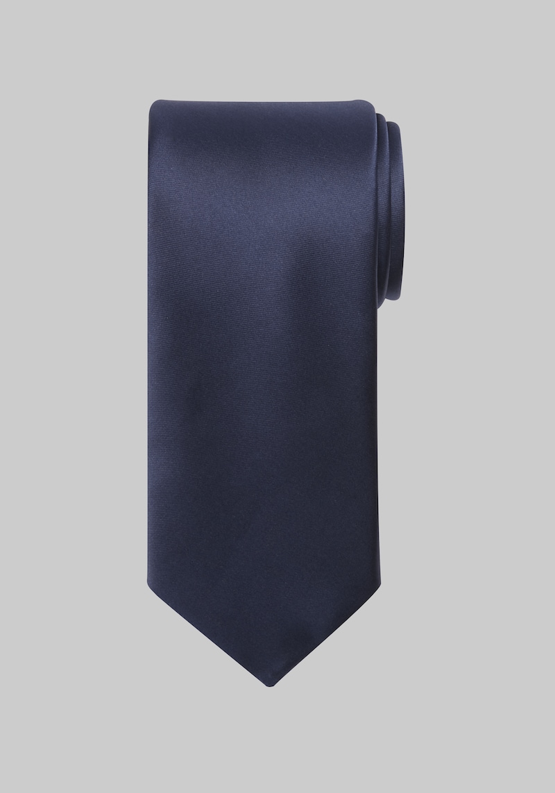 JoS. A. Bank Men's Solid Tie, Dark Navy, One Size