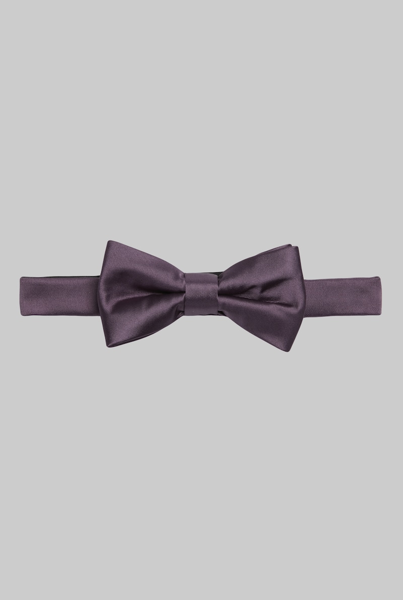 JoS. A. Bank Men's Pre-Tied Bow Tie, Dark Purple, One Size