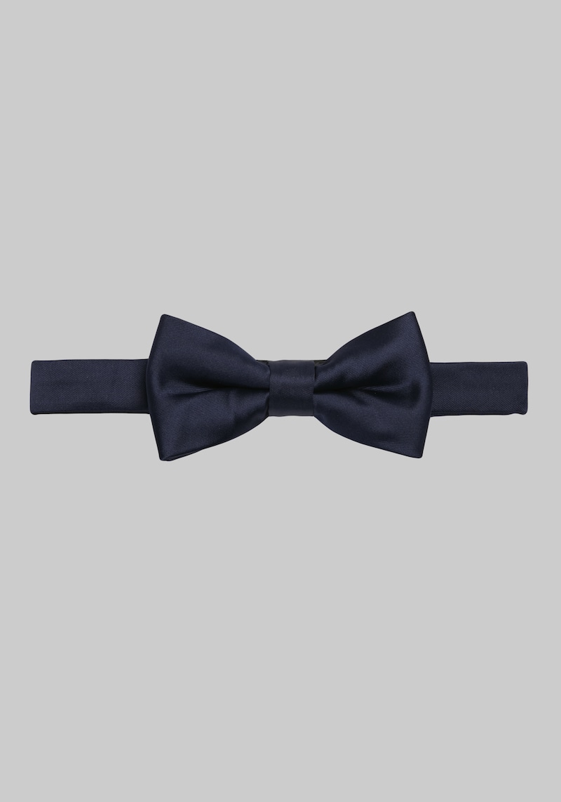 JoS. A. Bank Men's Pre-Tied Bow Tie, Dark Navy, One Size