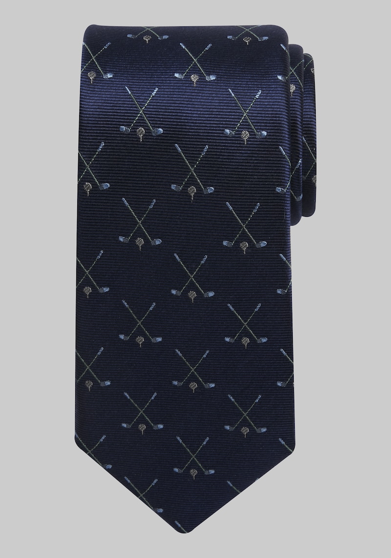 JoS. A. Bank Men's Golf Clubs Tie, Navy, One Size