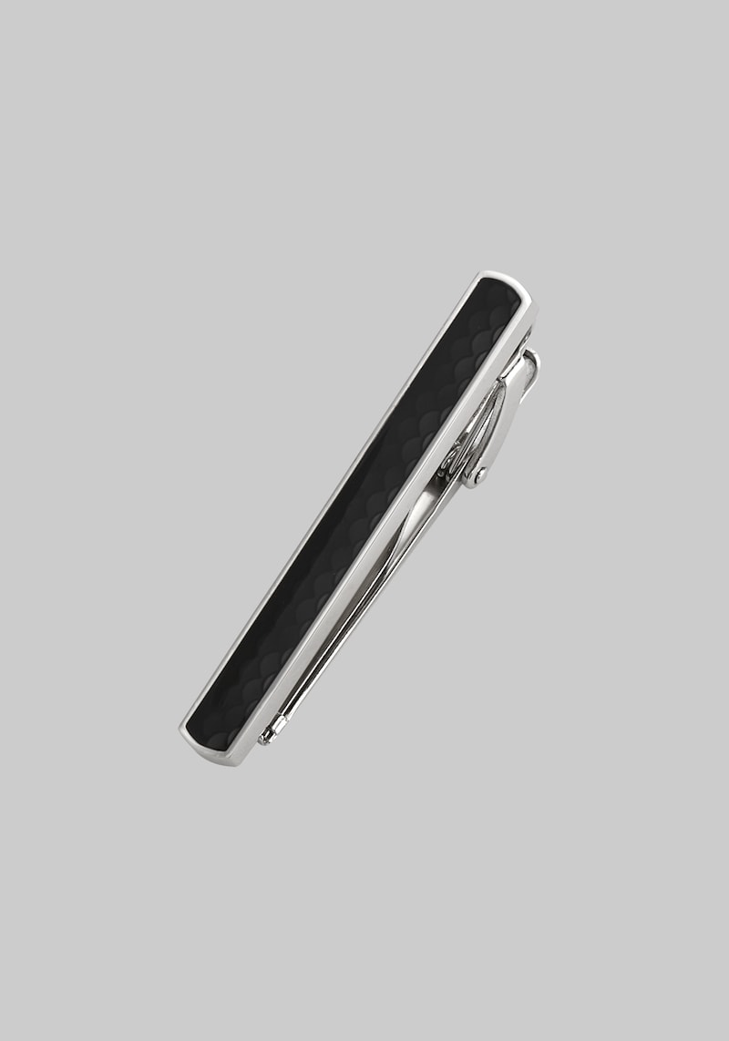 JoS. A. Bank Men's Gradient Transparent Enamel Tie Bar, Black, One Size