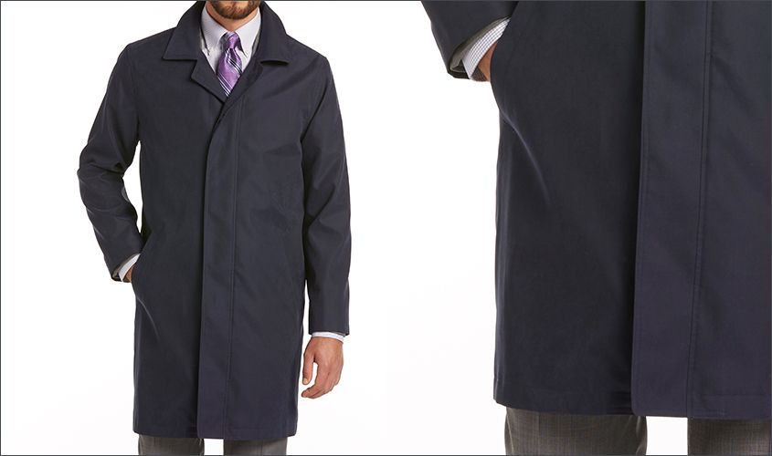 Raincoat over hot sale suit