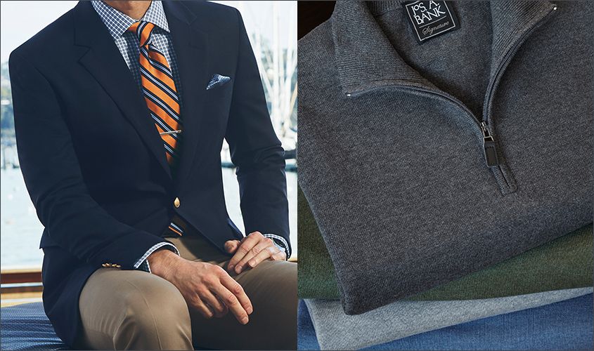 How to Wear Business Dress in Box Seats by Jos A Bank